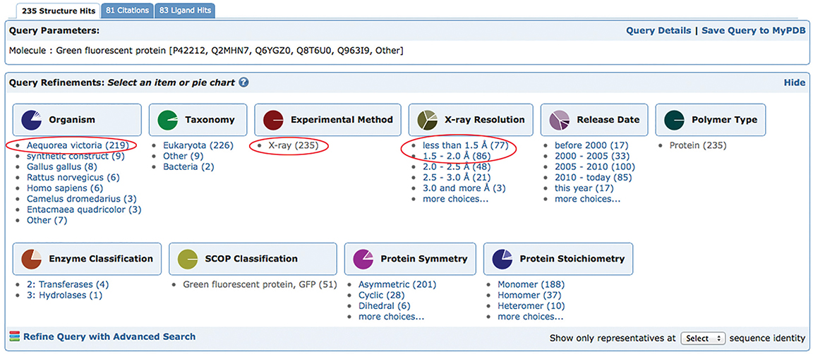 PDB Search Query Refinement